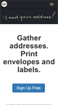 Mobile Screenshot of ineedyouraddress.com